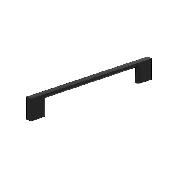 Amerock Cityscape 6-5/16 inch (160mm) Center-to-Center Matte Black Cabinet Pull, 25PK 25VMP37133MB - main