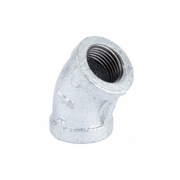 Ldr Industries 311 E45-34 ELBOW 3/4 GALV 45DEG 501804 - main