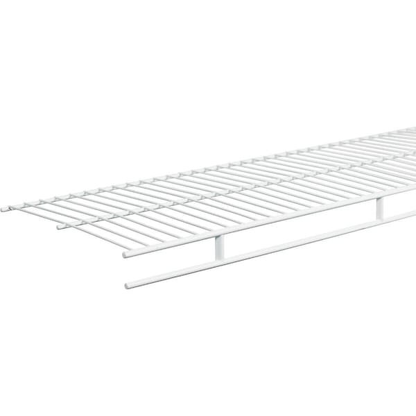 Closetmaid 8 ' W.x12''D. Ventilated Wire Shelf & Rod Wht 107800 - main