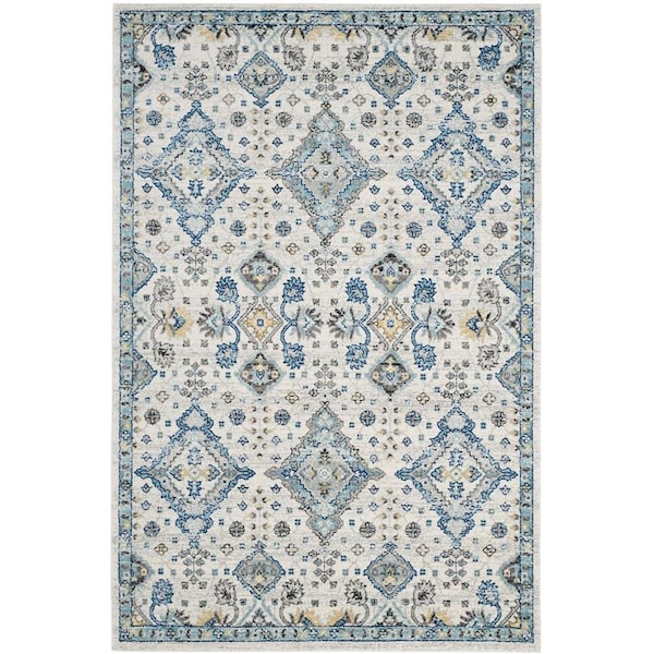 Safavieh Evoke Large Rectangle RugsIvory & Light Blue 10 x 14 ft. EVK224C-10 - main