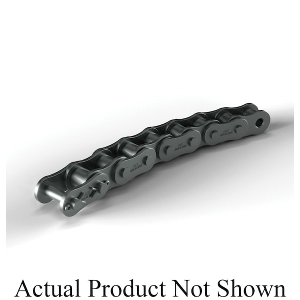 Hkk Chain Riveted Side Bow Roller chain, 50 ft OAL, 5/8 P, 0.4 Dia x 3/8 in W Roller RC050RSB1B - main