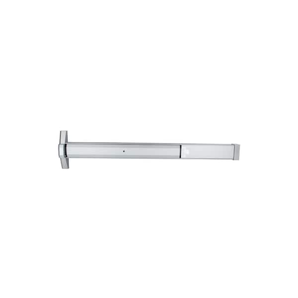 Global Door Controls STED Series Aluminum Grade 2 Storefront 36 in. Concealed Vertical Rod Narrow Stile Panic Exit Device w/ Mortise Cylinder TH1100-STED36CVR-AL - main