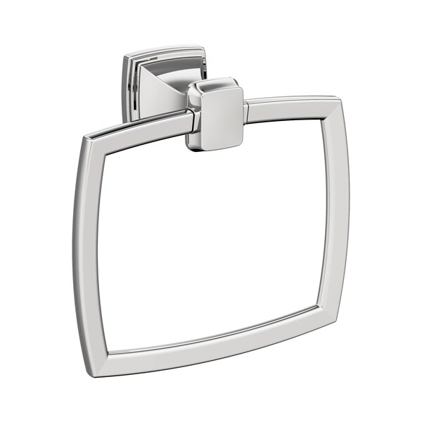 Amerock Revitalize Chrome Traditional 6-13/16 in 173 mm Length Towel Ring BH3603226 - main