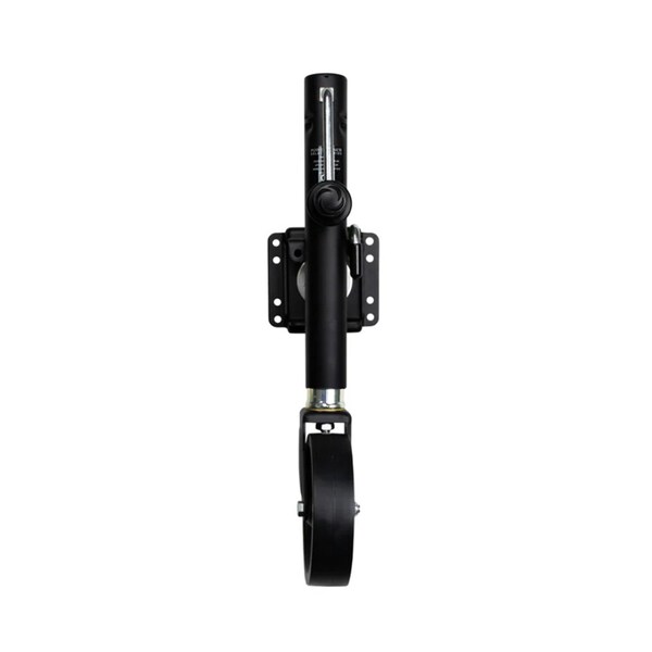 Powerwinch Select Series Jack - 1500lb, Bolt-On, Single Wheel, Carbon Black 21400-J-1500-B1-B-R - main