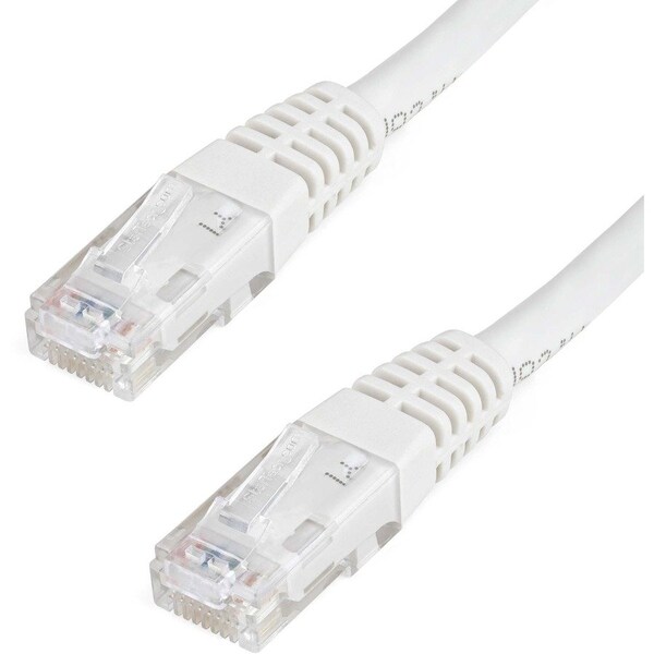 Startech.Com 7ft CAT6 Ethernet Cable White Cat 6 PoE C6PATCH7WH - main