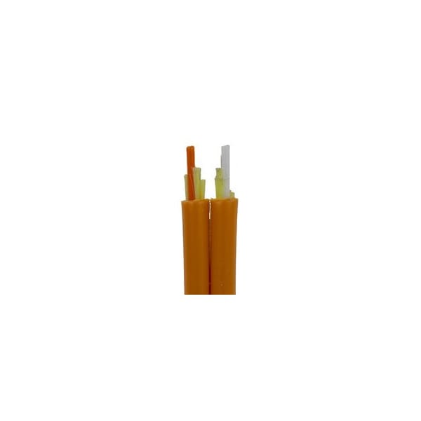 Cable Wholesale 3.0mm Zipcord Fiber Optic Cable, Duplex, multimode 62.5/125 OM1, Corning InfiniCor 300, 10F1-111NH - main