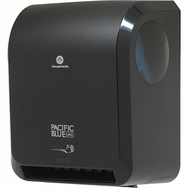 Georgia-Pacific Paper Towel Dispenser, Hardwound, 7 7/8 in Paper Towel Wd, 1 1/2 in, Plastic, Black 59590 - main