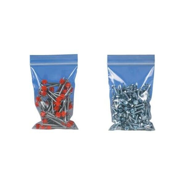 Box Packaging Global Industrial Reclosable Poly Bags 18inW x 24inL 4 Mil Clear 250/Pack PB3834 - main