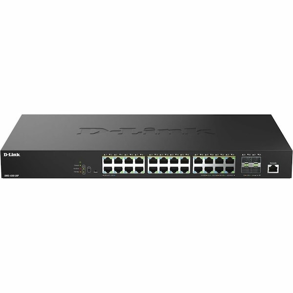 D-Link 28 PORT 2.5G LAYER 2 SMART POE SWITCH DMS-1250-28P - main