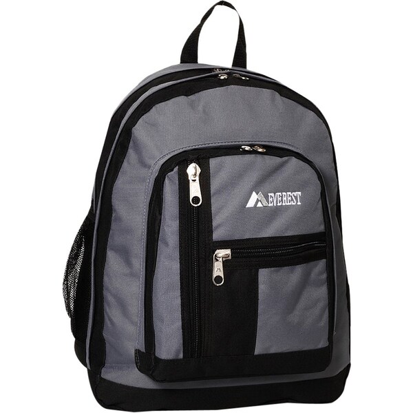 Everest Trading Everest 16.5 in. Double Compartment Backpack 5045-GY - main