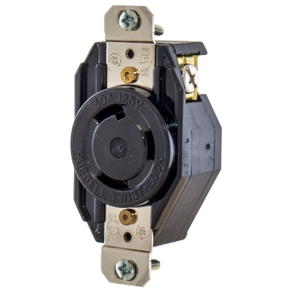 Hubbell Locking Receptacle 30A 125V Selspec L5-30R L530R - main