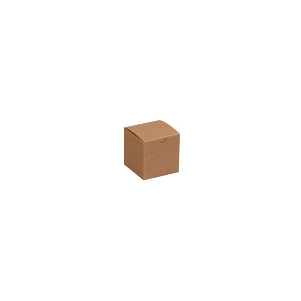 Bubblefast 100-3 x 3 x 3'' Kraft Gift Boxes, 100PK BFGB333K - main