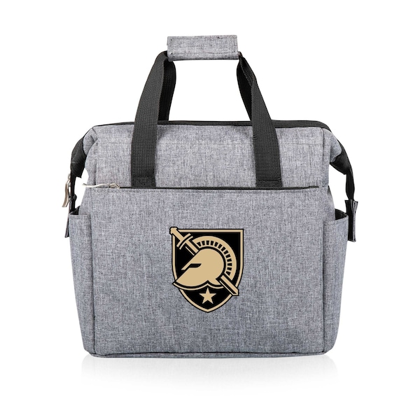 Picnic Time Family Of Brands NCAA Army Black Knights On The Go Lunch Bag Cooler - Soft Cooler Lunch Box, Heathered Gray 510-00-105-764-0 - main
