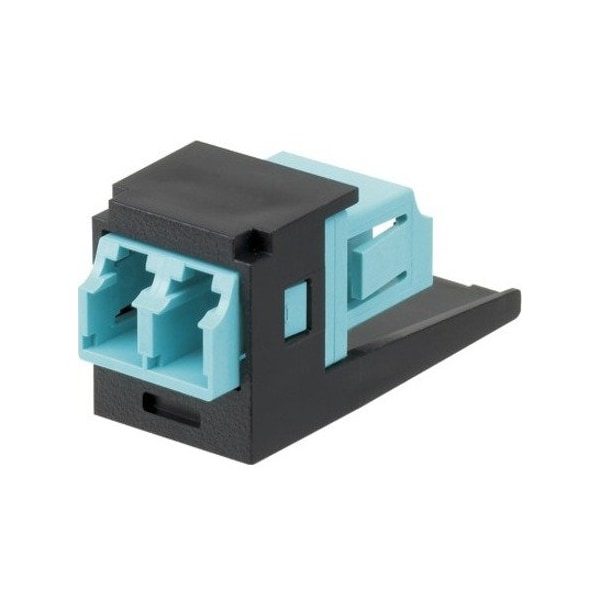 Pannet Adapter, Multimode Duplex LC Fiber, Black CMDSAQLCZBL - main