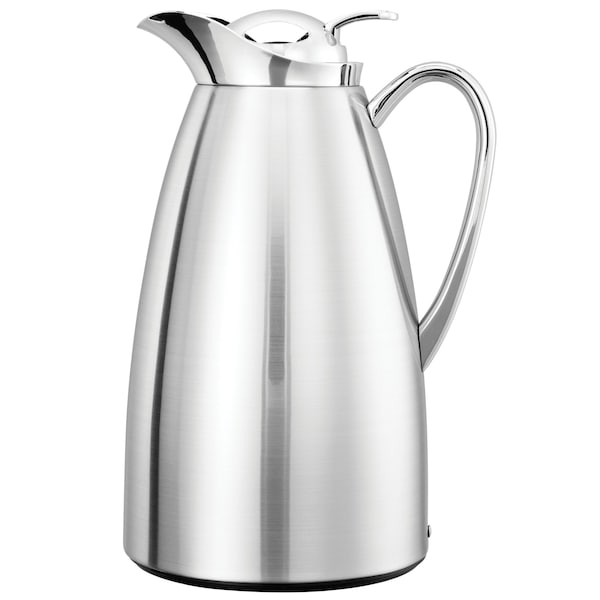 Service Ideas Classy Carafe, Vacuum Insulated Carafe, Stainless Vacuum, 1 Liter, Polished CJZS1CH - main