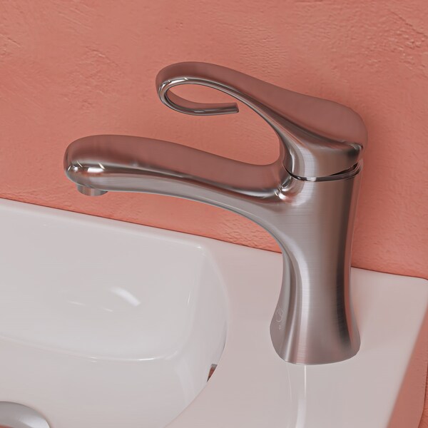 Alfi Brand ALFI brand AB1295-BN Brushed Nickel Sgl Lever Bathroom Faucet AB1295-BN - main