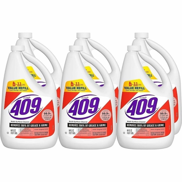 Formula 409 Multi-Surface Cleaner Refill Bottle - 64 fl oz (2 quart) - Original Scent - Disinfectant, 6PK 636 - main