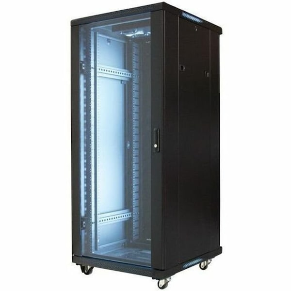 Video Mount Products 19" Equipment Rack Enclosure - 27U with Fans, Casters EREN-27E - main