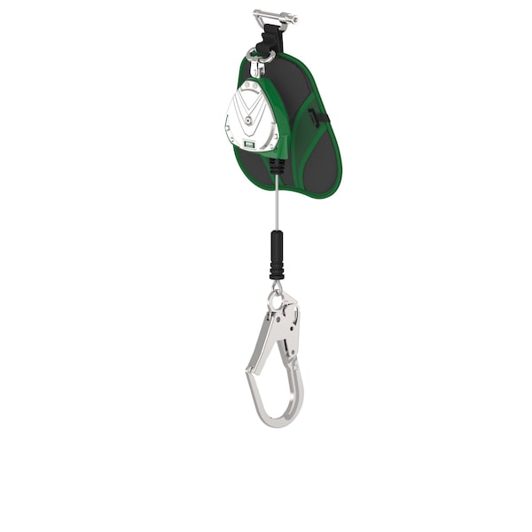 Msa Safety V-TEC(R) EDGE Self Retracting Lifeline, D-Ring, Steel, 1 Leg(s), 310 lb Weight Capacity VTLEG-021-PF-A - main