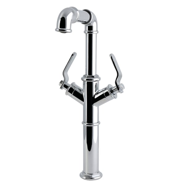 Kingston Brass Double-Handle Vessel Sink Faucet, Polished Chrome LS6601KL - main