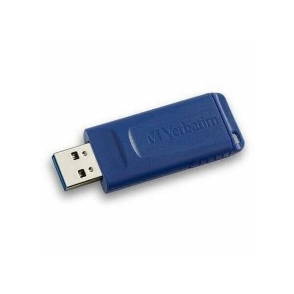 Verbatim USB Flash Drive, 64BG, 2/5"Wx2-1/4"Lx3/4"H, BE 98658 - main