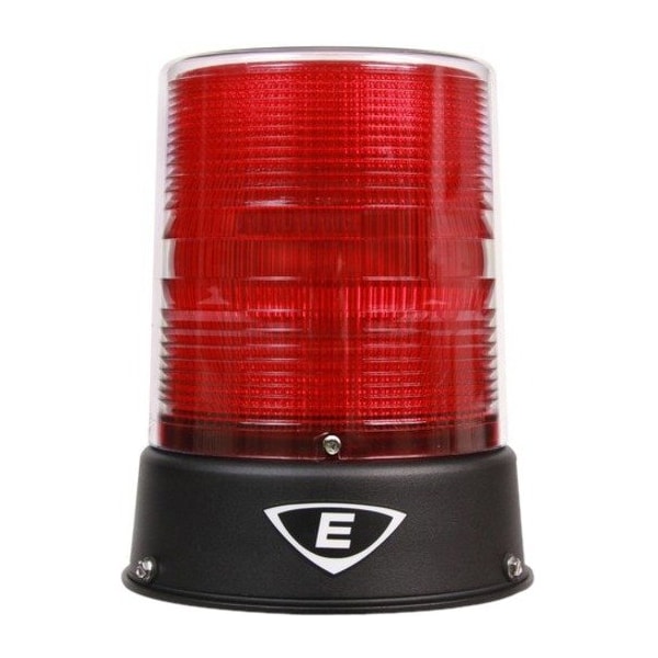 Edwards Signaling Warning Light, Red, LED, 12V DC, 24V AC/DC, 65, 85, 120, 460, 480, 750, 1,000 FPM, 6 1/2 in Dia. 57PLEDMR24ADB - main