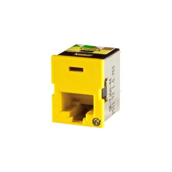 Ortronics 1-PORT MOD JACK 110 8W8P UTP, T568A/B CAT6A IP10 CLARITY10G TJ6A-44 - main