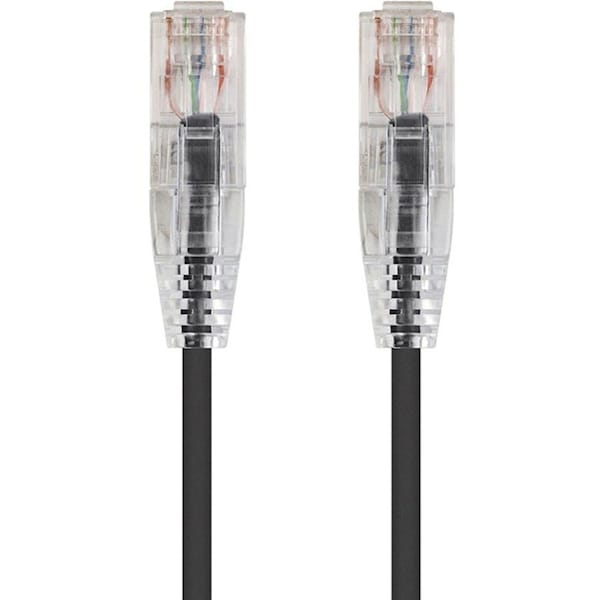 Monoprice SLIMRUN CAT6 UTP CABLE-1FT BLACK 13513 - main