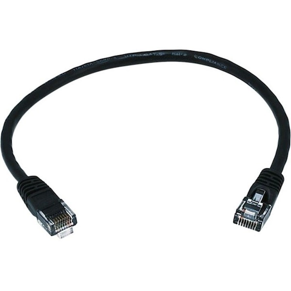 Monoprice Ethernet Cable, Cat 5e, Black, 1 ft. 2125 - main