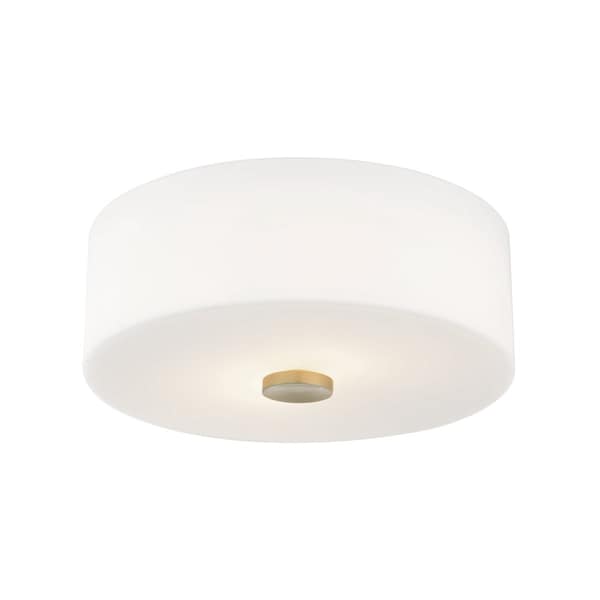 Mitzi Sophie 2 Light Flush Mount 11.75 In. Aged Brass H146502-AGB - main