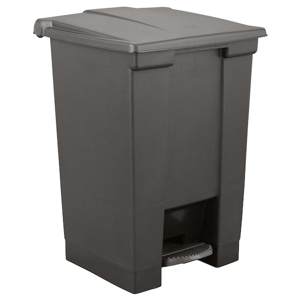 Rubbermaid Commercial STEP-ON CAN 12G/45L BLA 2089820 - main