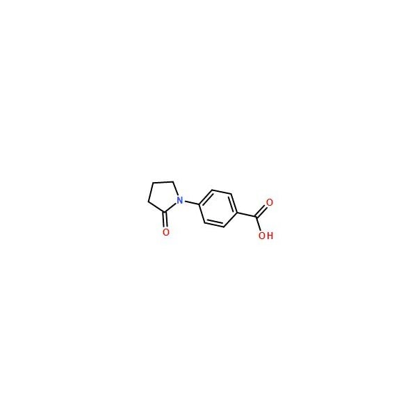 Ak Scientific 4-(2-Oxo-pyrrolidin-1-yl)-benzoic acid (10g), CAS 36151-44-7 V5498-10g - main