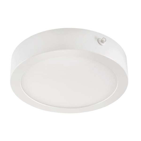 Keystone 9" Round LED Surface Mount Downlight with Integrated 3W EMRG | 14.5W | Color Select 2700/3000/3500/4 KT-SMLED14-9RC-9CSF-CDIM-EM3 - main