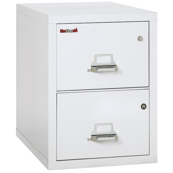 Fireking 2 Drawer, 1 Hr Fire Rated, Vertical, 31" Legal, Safe-In-A-File Arctic White 2-2131-CAWSF - main