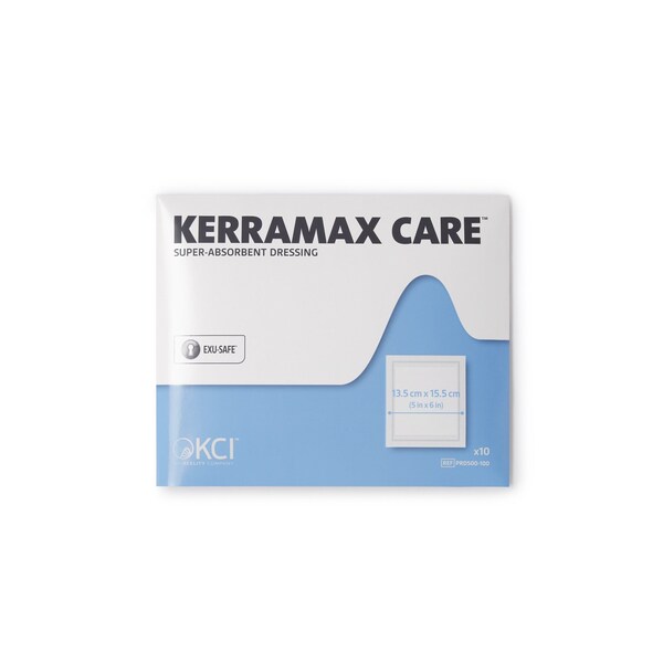 3M KerraMax Care Super Absorbent Dressing, 5 x 6 Inch, 10PK PRD500-100 - main