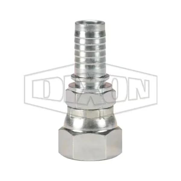 Dixon True ID Hose-to-Tube Fitting, Adapter, 1-1/2 in, Female JIC Swivel, Carbon Steel FJC-T24 - main