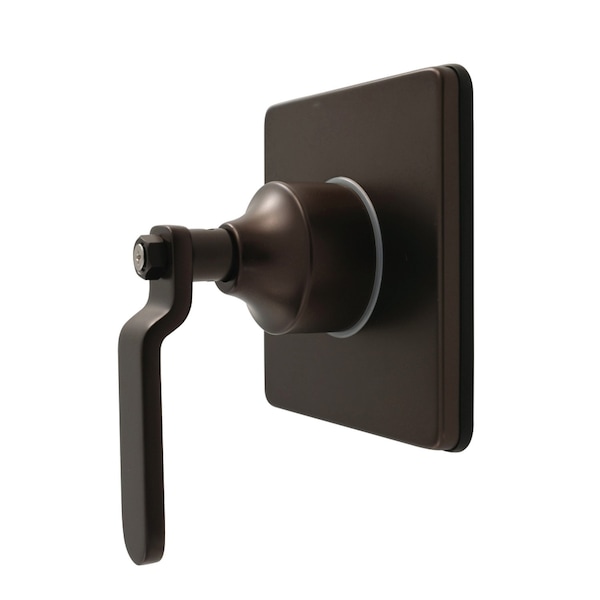 Kingston Brass Single-Handle Six-Way Diverter Valve with Square Trim Kit, Oil Rubbed Bronze KS4045KL - main