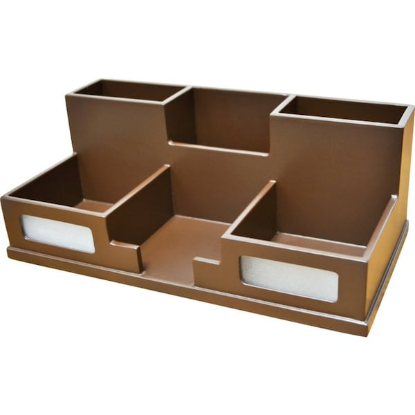 Victor Desk Organizer, Brown B9525 - main