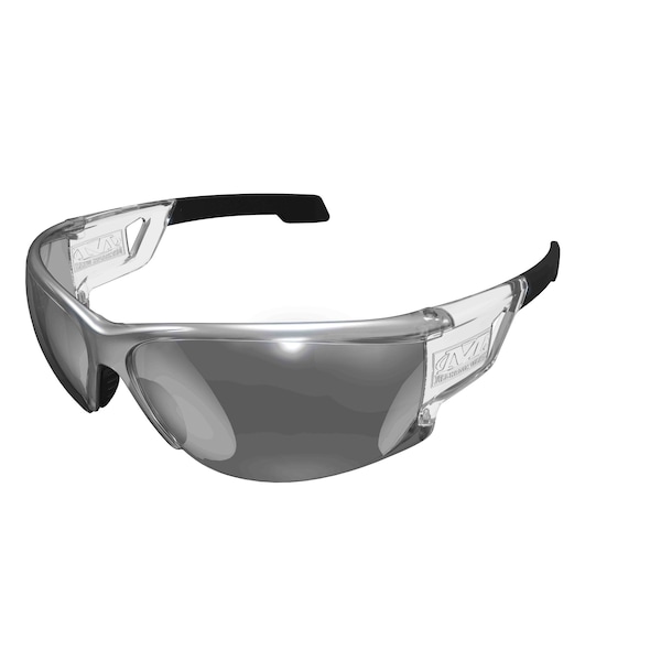 Mechanix Wear Type-N, Safety Glasses, Anti-Fog & Anti-Scratch, Smoke Lens, Silver Frame, Full-Frame VNS-11AD-PU - main