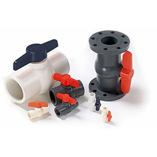 Vortex P200-80 4 4 in. PVC Ball Valve - International Polymer Solutions Schedule 80 VO2753859 - main