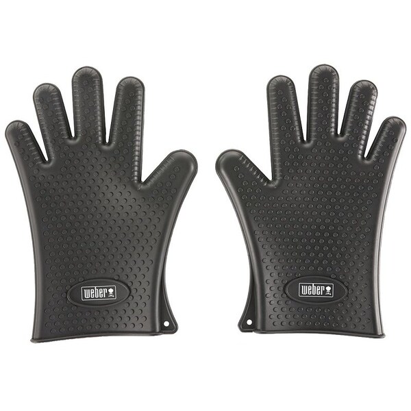 Weber Gloves Grilling Silicone Black 7017 - main