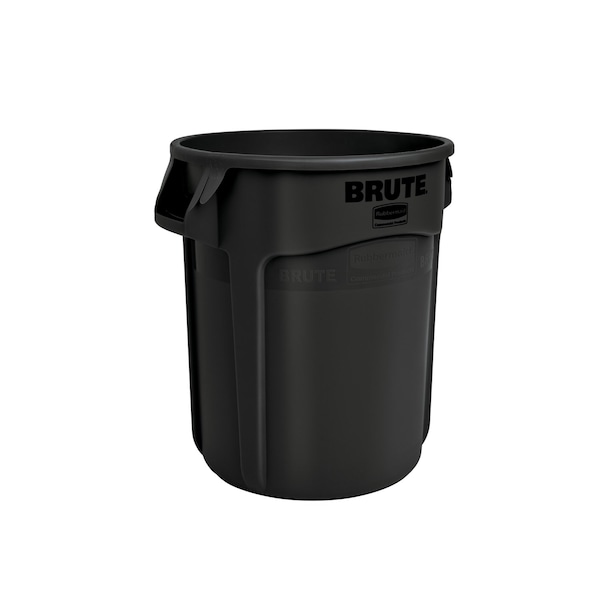 Rubbermaid Commercial BRUTE 20 gal Round Heavy Duty Plastic Can, Black, None, Plastic, Not Applicable 1779734 - main