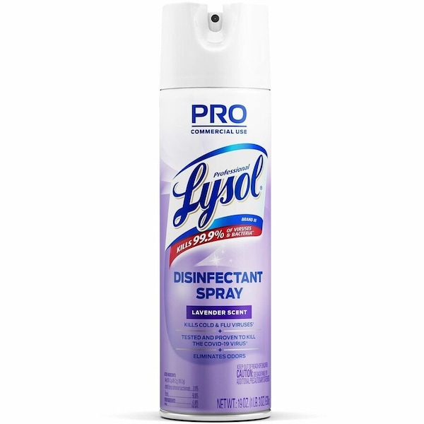 Lysol Lavender Disinfectant Spray, No Color RAC89097 - main