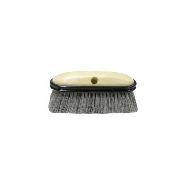 Weiler Truck Wash Brushes, 9 1/2 in Foam Block, 2.5 in Trim, Flagged Grey Fiber Fill 804-44318 - main
