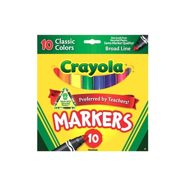 Crayola Broad Line Markers, Classic Colors, PK60 BIN587722 - main