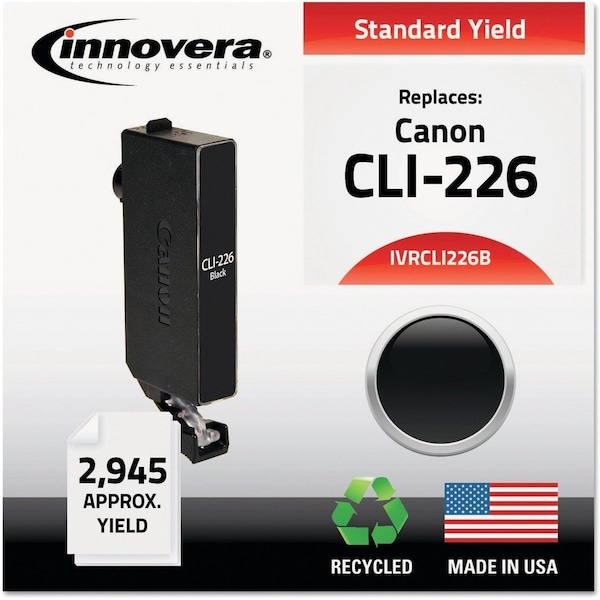 Innovera Ink Cartridge, Black, Canon, Max. Page 2945 IVRCLI226B - main