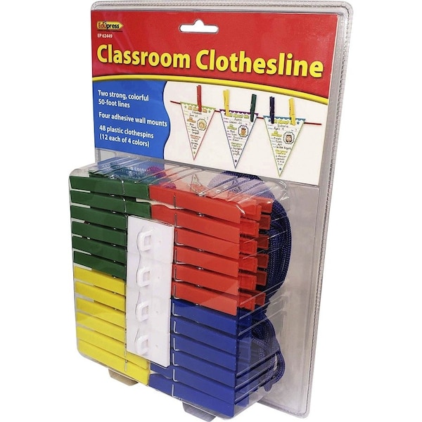 Teacher Created Resources Classroom Clothesline, Multi TCR62449 - main