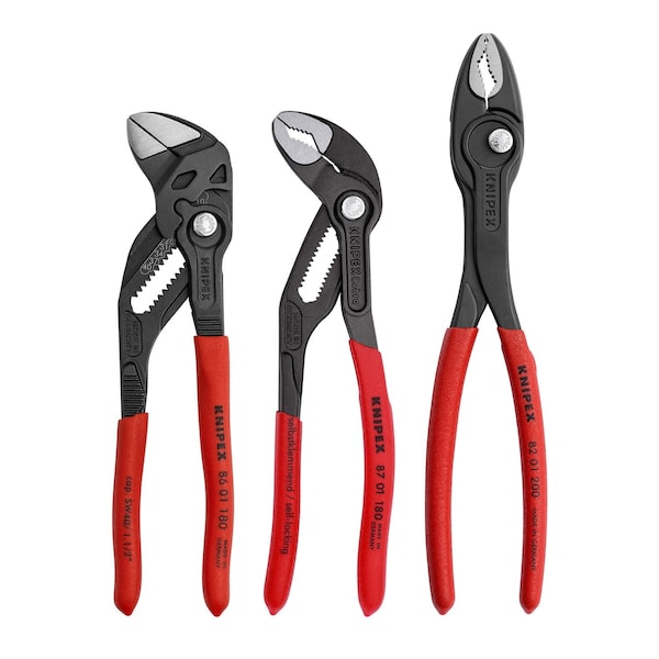 Knipex Plier Set, 7.25 in L; 8 in L 9K 00 80 156 US - main