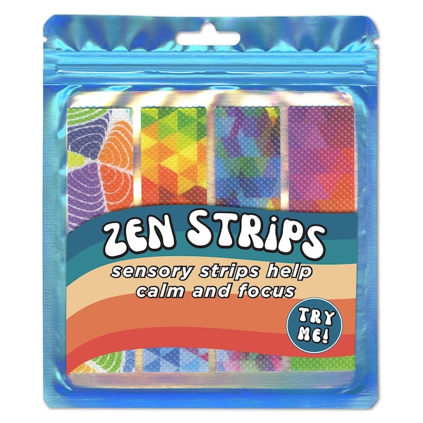 The Pencil Grip Zen Strips, Bumpy Brights Set 3, 4-Piece Set, 6PK TPG-85606 - main