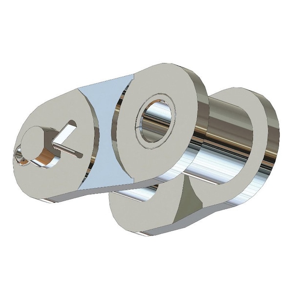 Senqcia Inspire Series SBR Single Strand Cottd Off Link, 41SS chain, .5P, .57 OAW, .141 Pin, 304SS 41SSOL - main